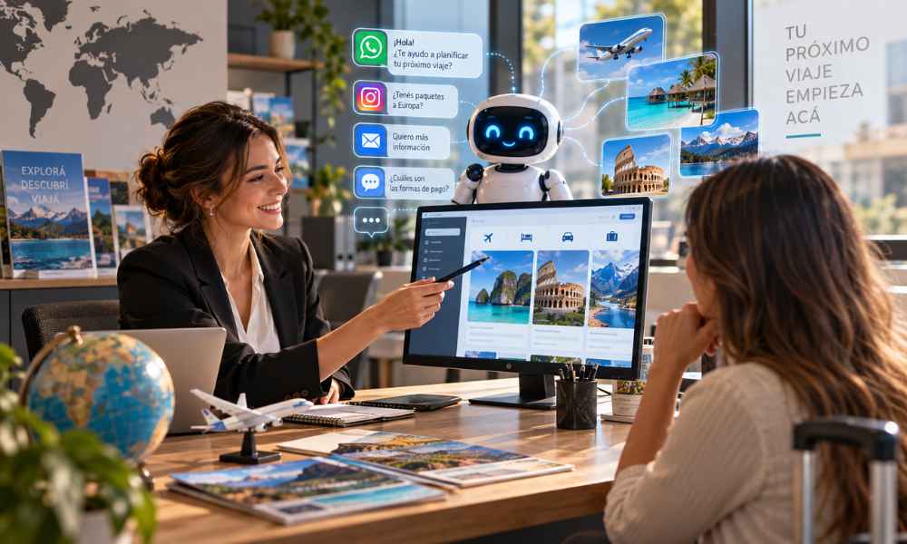 Últimas tendencias de IA para agencias de viajes: agentes, bots y más